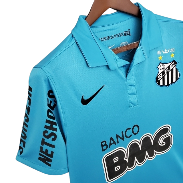 Camisa Retrô Santos 2012 Centenário Edição Limitada - Azul - Torcedor Masculina