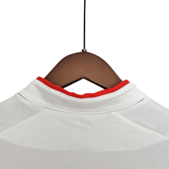 Camisa Retrô Seleção Inglaterra 2012/12 Home - Branca e detalhes vermelho