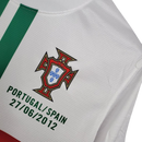 Camisa Retrô Seleção Portugal 2012/12 Away - Torcedor Masculina - Branca com detalhes vermelho e verde