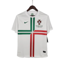 Camisa Retrô Seleção Portugal 2012/12 Away - Torcedor Masculina - Branca com detalhes vermelho e verde