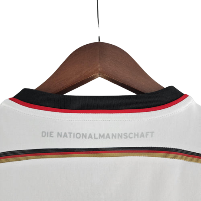 Camisa Retrô Seleção da Alemanha I 2014 - Masculina -Branca e vermelha