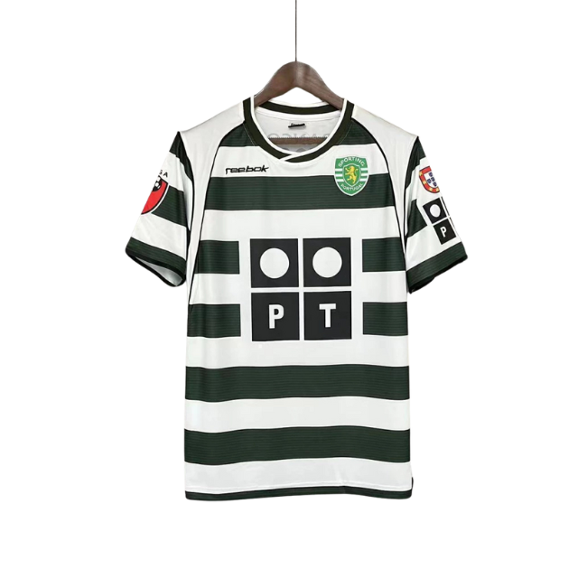 Camisa Retrô Sporting Lisboa I 2001/2003 -