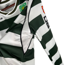 Camisa Retrô Sporting Lisboa I 2001/2003 manga longa - Reebok Masculina - Branca com detalhes em verde
