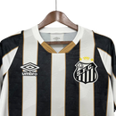 Camisa Santos II 24/25 - Torcedor Masculina - Preta e branca