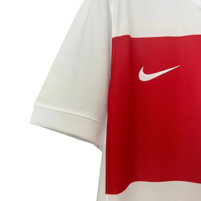 Camisa Seleção da Croácia I 24/25 - Torcedor Masculina - Branca e vermelha