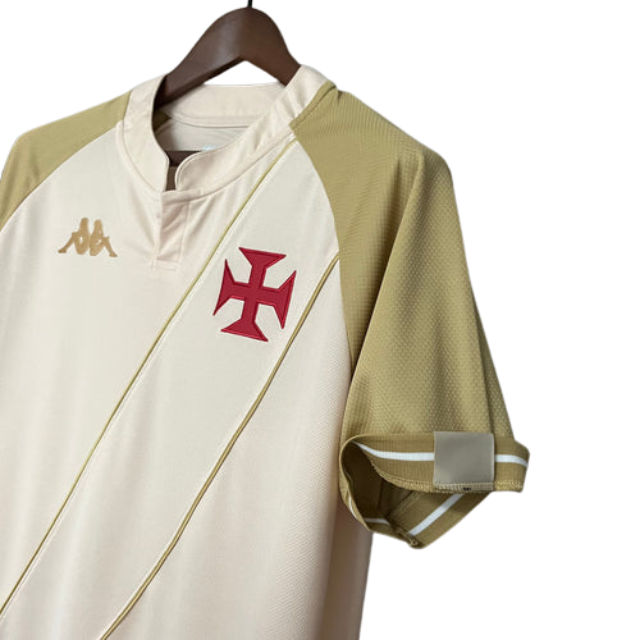 Camisa Vasco da Gama III 24/25 - Torcedor Masculina - Bege