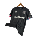 Camisa West Ham United Away 22/23 Torcedor Masculina - Preta