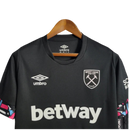 Camisa West Ham United Away 22/23 Torcedor Masculina - Preta