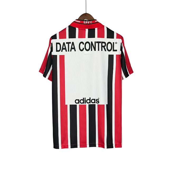 Camisa Retrô São Paulo II 1997 - Masculina - Vermelha e preta