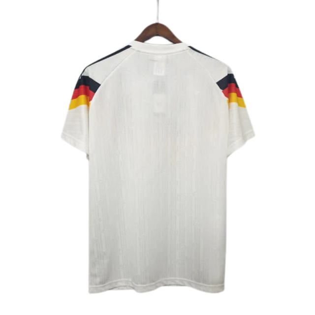Camisa Retrô Seleção da Alemanha I 1990 - Torcedor - Branca