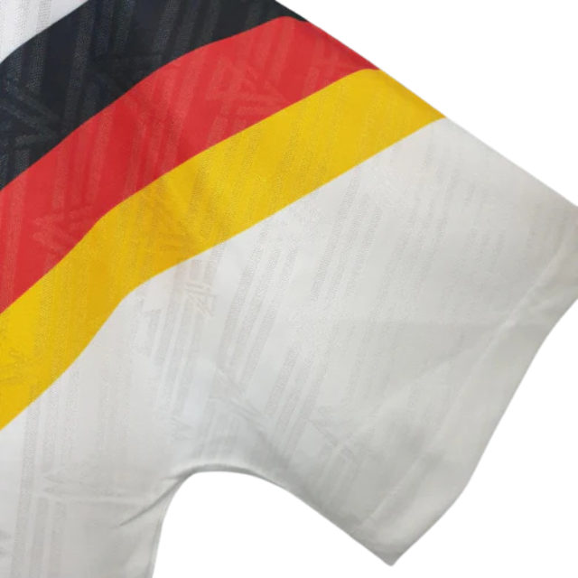 Camisa Retrô Seleção da Alemanha I 1990 - Torcedor - Branca