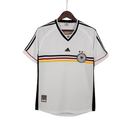 Camisa Retrô Seleção da Alemanha I 1998 - Branca com detalhes vermelho e amarelo