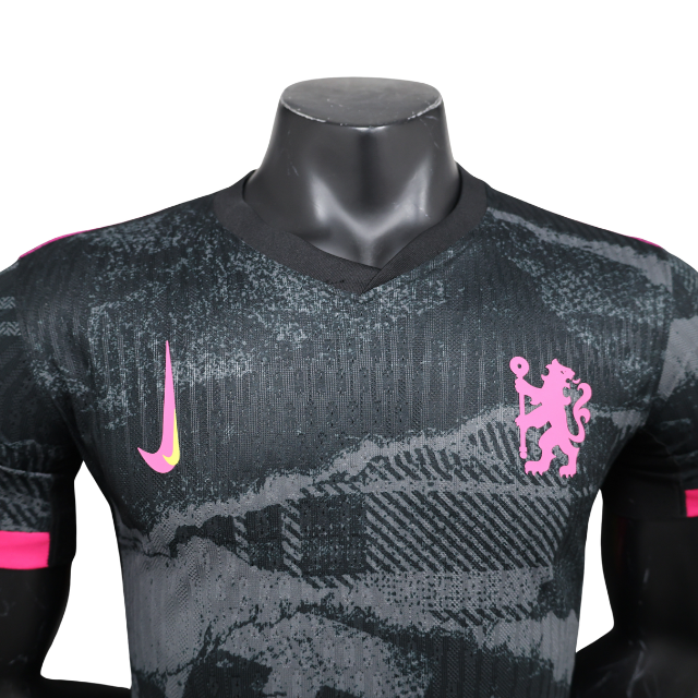 Camisa Chelsea Third 2024/25 Jogador Masculino - Preta