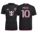 Camisa Inter Miami II 24/25 - MESSI N°10 - Torcedor Masculina - Preta com detalhes em rosa