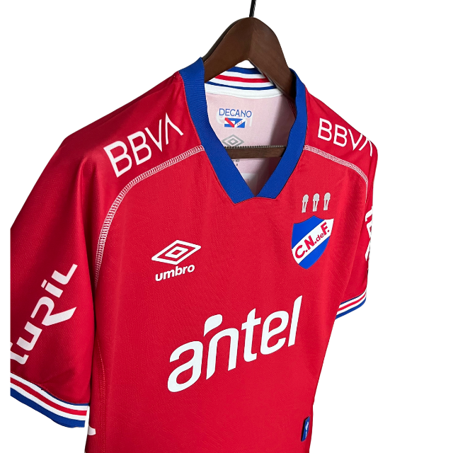 Camisa Club Nacional Away 25/26 Torcedor Masculina - Vermelha
