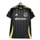 Camisa Colo Colo do Chile Away 25/26 - Torcedor Masculina - Preto com detalhes dourado