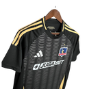 Camisa Colo Colo do Chile Away 25/26 - Torcedor Masculina - Preto com detalhes dourado