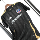 Camisa Colo Colo do Chile Away 25/26 - Torcedor Masculina - Preto com detalhes dourado