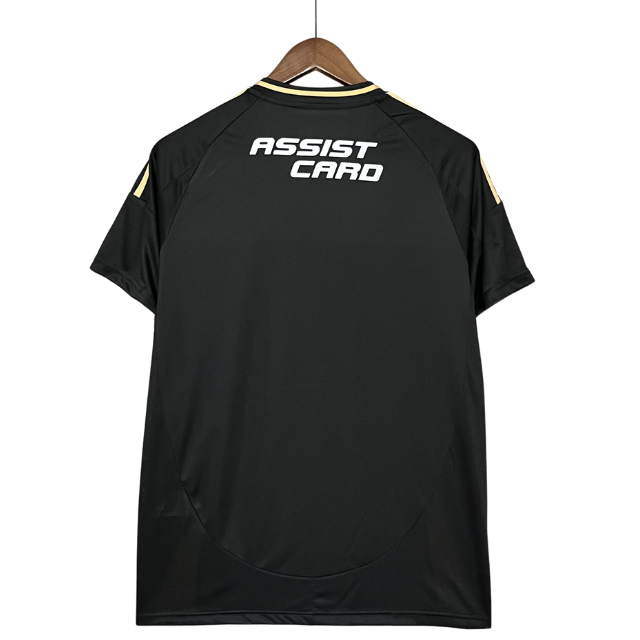 Camisa Colo Colo do Chile Away 25/26 - Torcedor Masculina - Preto com detalhes dourado
