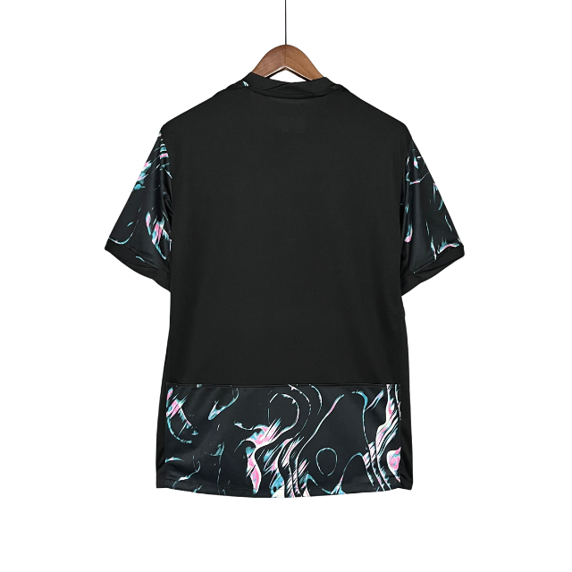 Camisa Seleção Coreia do Sul II 24/25 - Torcedor Masculina - Preta com detalhes em azul e rosa