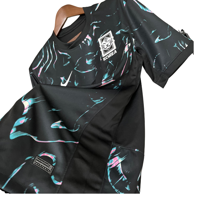 Camisa Seleção Coreia do Sul II 24/25 - Torcedor Masculina - Preta com detalhes em azul e rosa