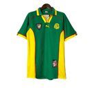 Camisa Retrô Seleção Camarões 1998 Home - Verde e amarela