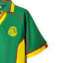 Camisa Retrô Seleção Camarões 1998 Home - Verde e amarela