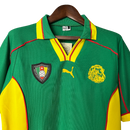 Camisa Retrô Seleção Camarões 1998 Home - Verde e amarela