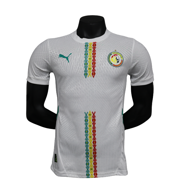 Camisa Seleção Senegal I 2025 Jogador Masculina - Branca