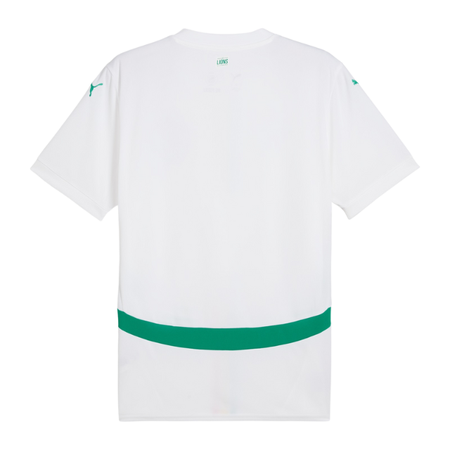 Camisa Senegal  I 25/26 - Torcedor Masculina - Branca com detalhes em verde