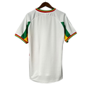Camisa Retrô Seleção Senegal 2002 Home - Branca com detalhes amarelo e vermelho