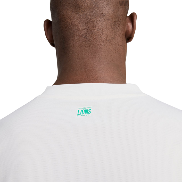 Camisa Senegal  I 25/26 - Torcedor Masculina - Branca com detalhes em verde