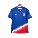Camisa Seleção Estados Unidos 2024/25 Away - Azul com detalhes em vermelho e branco