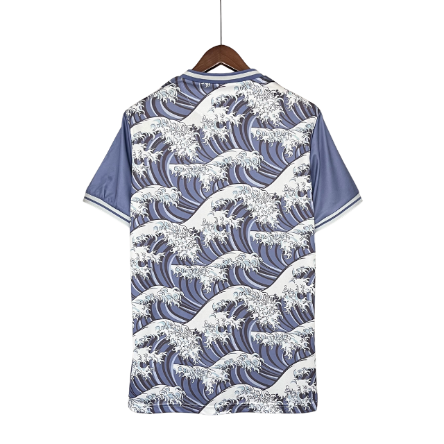 Camisa Japão Edição especial 24/25 - Torcedor Masculina - Roxa com detalhes em branco e cinza