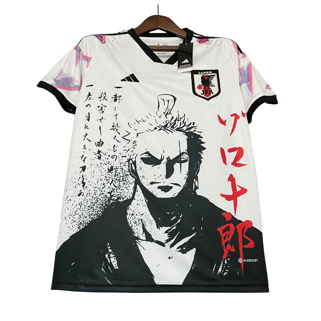 Camisa Japão Edição Especial Zoro Anime 24/25 Torcedor Masculina - Branca