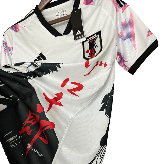 Camisa Japão Edição Especial Zoro Anime 24/25 Torcedor Masculina - Branca