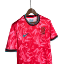 Camisa Seleção Coreia do Sul I 24/25 - Torcedor Masculina - Rosa com detalhes em azul e preto