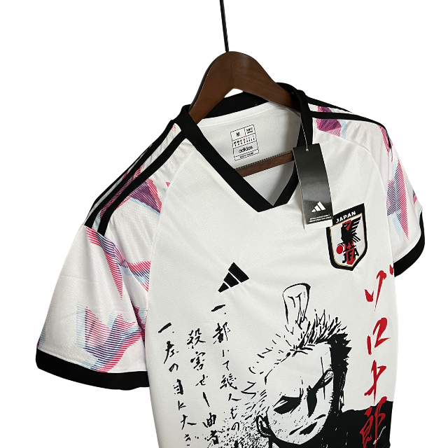 Camisa Japão Edição Especial Zoro Anime 24/25 Torcedor Masculina - Branca