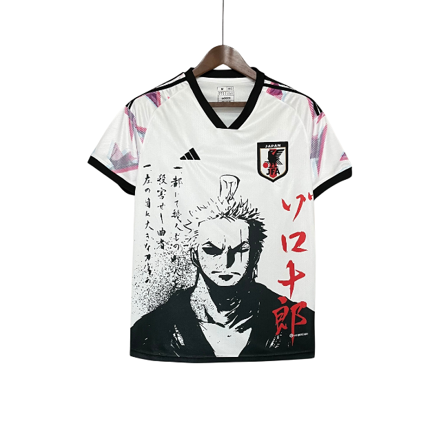 Camisa Japão Edição Especial Zoro Anime 24/25 Torcedor Masculina - Branca