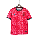 Camisa Seleção Coreia do Sul I 24/25 - Torcedor Masculina - Rosa com detalhes em azul e preto