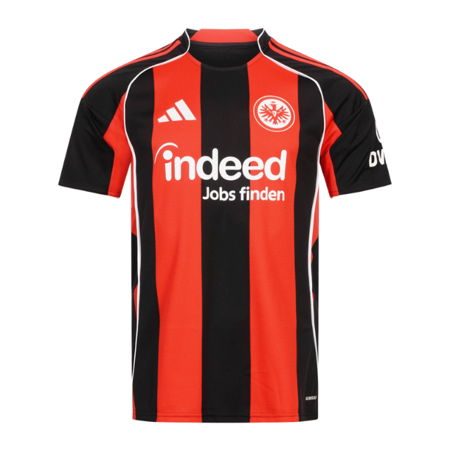 Camisa Eintracht Frankfurt 25/26 Home - Torcedor Masculina - Vermelho e preto