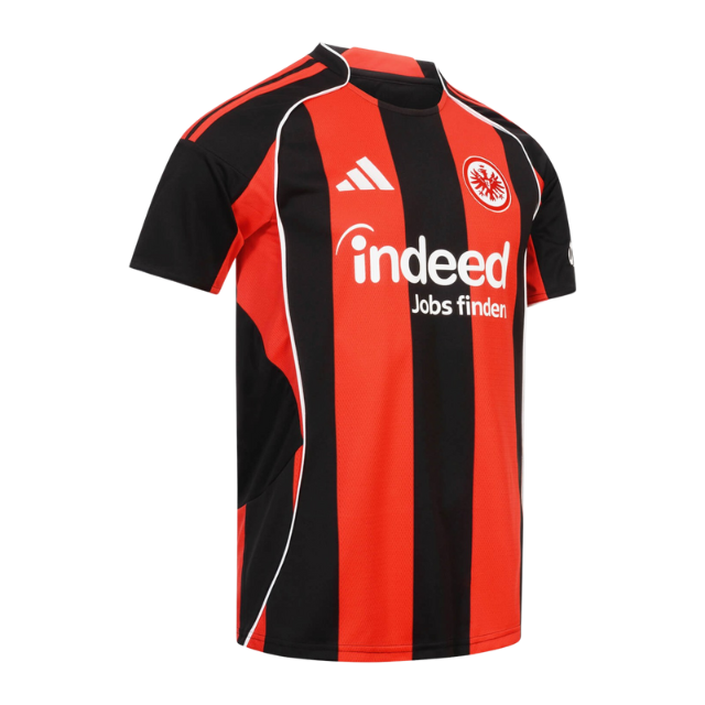 Camisa Eintracht Frankfurt 25/26 Home - Torcedor Masculina - Vermelho e preto