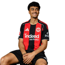 Camisa Eintracht Frankfurt 25/26 Home - Torcedor Masculina - Vermelho e preto