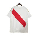 Camisa Seleção Peru I 24/25 - Torcedor Masculina - Branca com detalhes em vermelho
