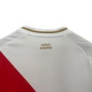 Camisa Seleção Peru I 24/25 - Torcedor Masculina - Branca com detalhes em vermelho