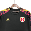 Camisa Seleção Peru II 24/25 - Torcedor Masculina - Preta com detalhes em vermelho e dourado