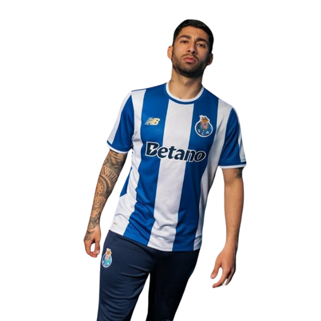 Camisa Porto I 25/26 - Torcedor Masculina - Azul e branco