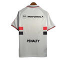 Camisa Retrô São Paulo I 2000 - Torcedor Masculina Penalty - Branca com símbolo da Motorola