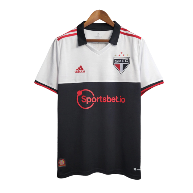 Camisa São Paulo III 22/23 - Torcedor Masculino - Preto e branco