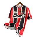 Camisa Retrô São Paulo II 2000 - Masculina Penalty - Tricolor com símbolo da Motorola